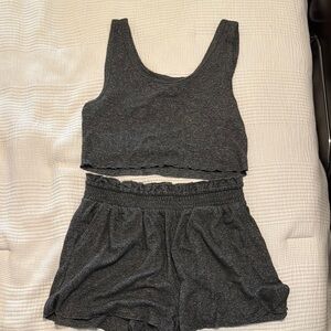 Colsie Charcoal Gray Lounge Set